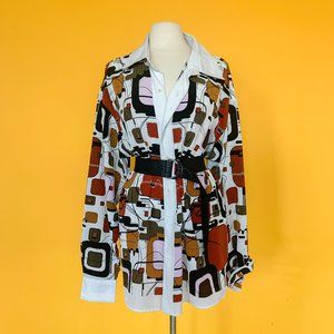 Vintage 70s Retro Pattern Shirt